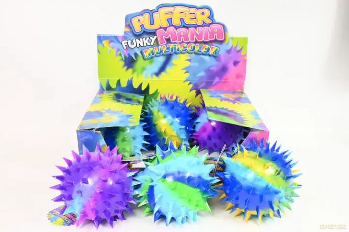 Piłka funky mania z kolcami 18cm 6/op 622214 81186