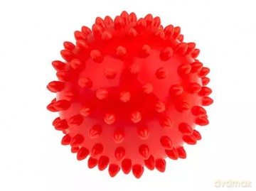Piłka rehabilitacyjna 9 cm, czerwona