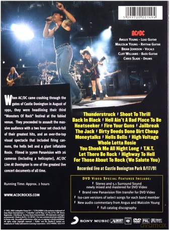 AC/DC: Live At Donington (digipack) [DVD]