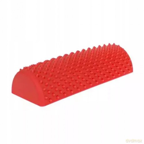 Półwałek sensoryczny do masażu 30 cm, czerwony