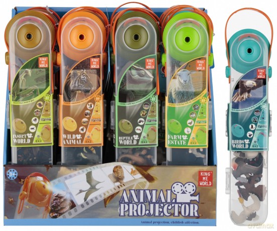 Projektor Na Baterie z Akcesoriami ZwierzĘta Mix Mega Creative 577518