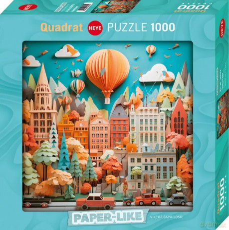 Puzzle 1000 elementów. Miasto z papieru, Victor Gavrilovski [PUZZLE]