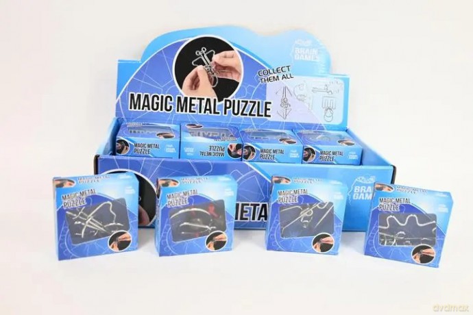 Puzzle metalowe IQ 5-7cm 8rosz 622173 75413
