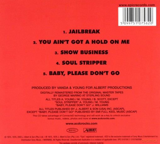 AC/DC: '74 Jailbreak (digipack) [CD]