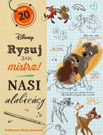 Rysuj jak mistrz! Nasi ulubieńcy. Disney - Frankie Jones, Katarzyna Łączyńska [KSIĄŻKA]