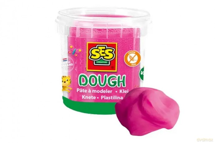 SES Ciasto masa neonowo różowe 115g 00554 05542
