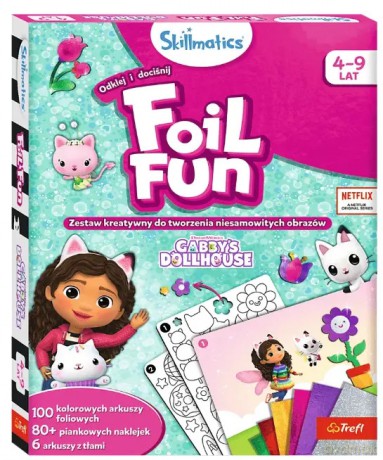 Skillmatics, Foil Fun. Koci Domek Gabi. Zestaw kreatywny