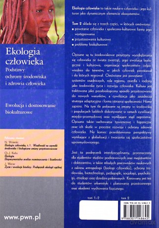 Ekologia człowieka Tom 2 Ewolucja i dostosowanie biokulturowe [KSIĄŻKA]