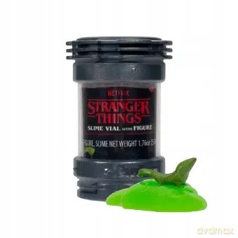 STRANGER THINGS Slime z figurką kolekcjonerską 5 cm niespodzianka [FIGURKA]