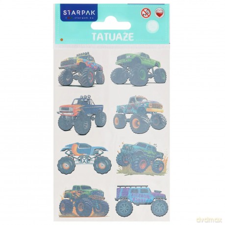 Tatuaż Monster Truck 10x19 Sticker Boo 583969