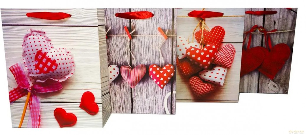 Torebka Lux Serduszka Pillow Duża A4