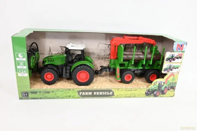 Traktor RC z przyczepą 013796 04037