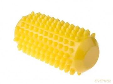 Wałek do masażu 12.8 cm, żółty
