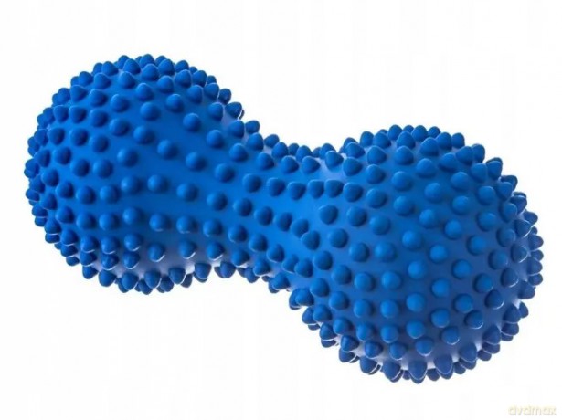 Wałek do masażu i rehabilitacji,15.5 cm, niebieski