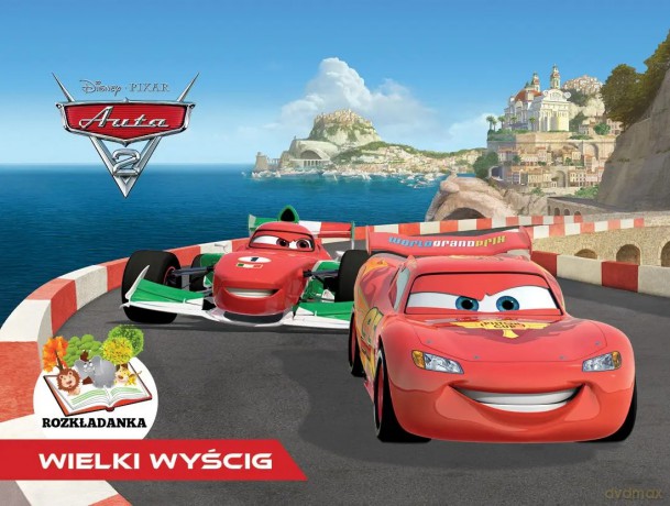 Wielki wyścig. Rozkładanka. Disney Pixar Auta [KSIĄŻKA]