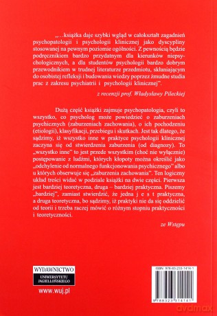 Elementy psychopatologii i psychologii klinicznej [KSIĄŻKA]