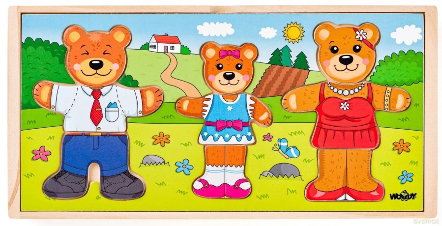 WOODYLAND Szafa...Ubierz misiową rodz.90819 08196