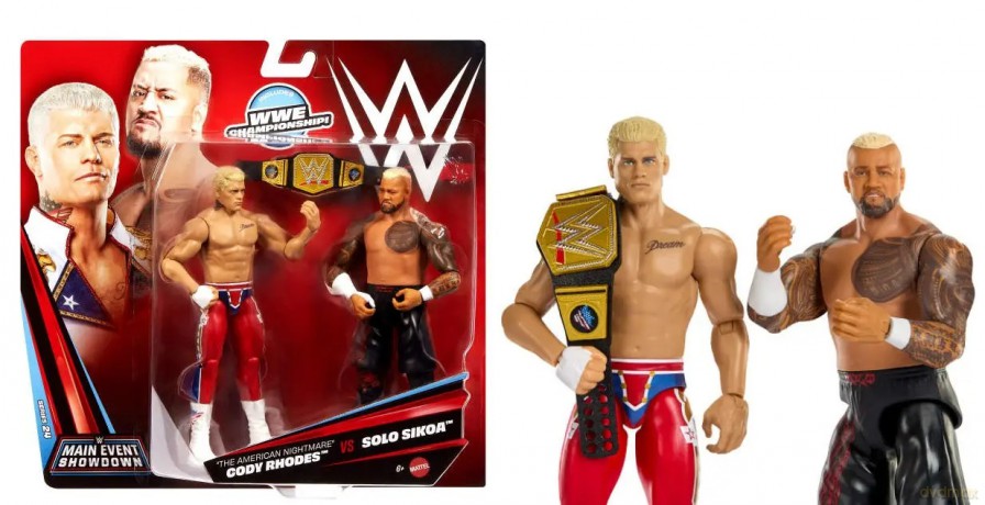 Wwe Main Event Showdown The American Nightmare Cody Rhodes Vs Solo Sikoa Figurki 2-pak Jhj44 4