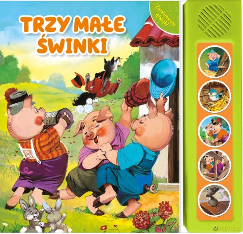 Zaczarowane dźwięki. Trzy małe świnki - Carlos Busquets [KSIĄŻKA]