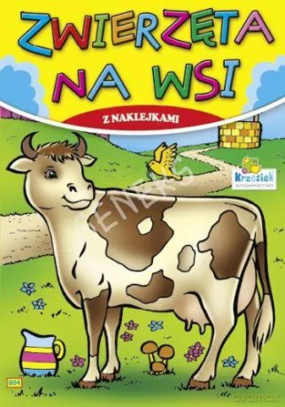 Zwierzęta na wsi z naklejkami 804 [KSIĄŻKA]