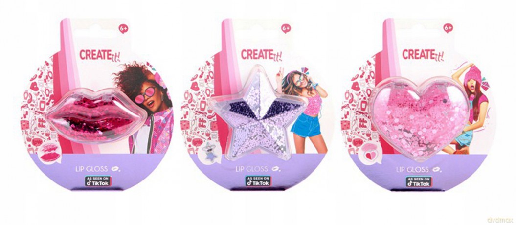 Create It! Błyszczyk do ust błyszczące konfetti 025608