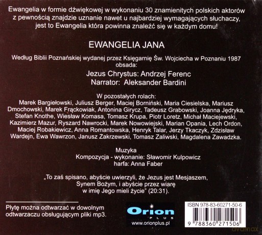 Ewangelia według Jana [AUDIOBOOK]