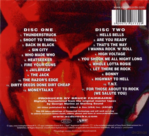 AC/DC: Live Collector's Edition (digipack) [2CD]