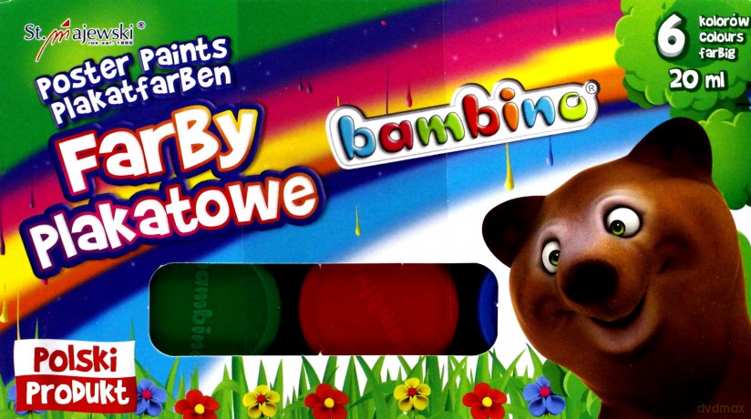 Farby plakatowe 6 kolorów 20ml