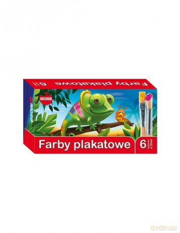 Farby plakatowe 6 kolorów 20ml