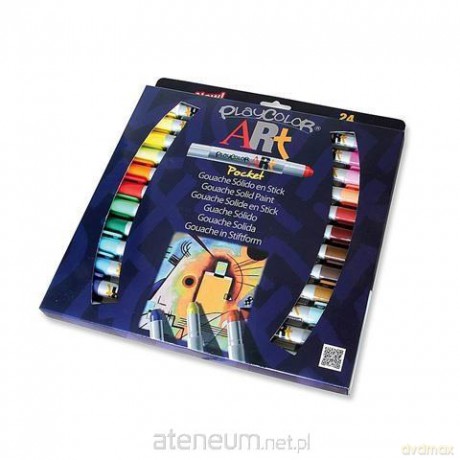 Farby w sztyfcie 24 kolory Art Pocket