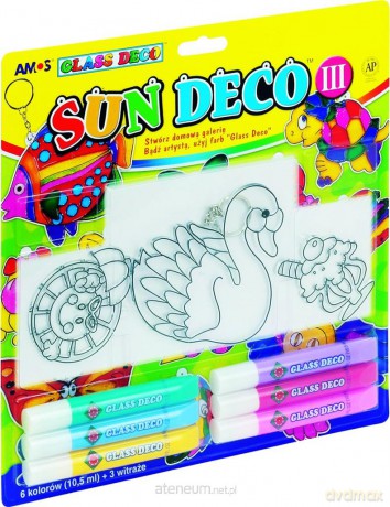 Farby witr.Sun Deco III 6 kol.+3 witr.blister