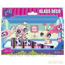 Farby witrażowe 6 kolorów Littlest Pet Shop