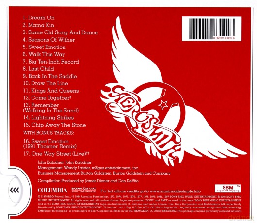 Aerosmith: Greatest Hits 1973-1988 (slide pack) [CD]