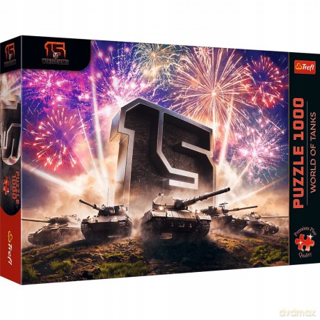 Puzzle 1000 Premium Plus 15-lecie World of Tanks