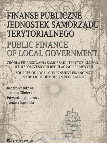 Finanse publiczne jednostek samorządu terytorialnego [KSIĄŻKA]
