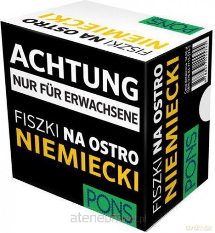 Fiszki 333 Niemiecki na ostro [KSIĄŻKA]