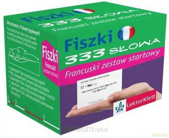 Fiszki 333 słowa Francuski zestaw startowy [KSIĄŻKA]