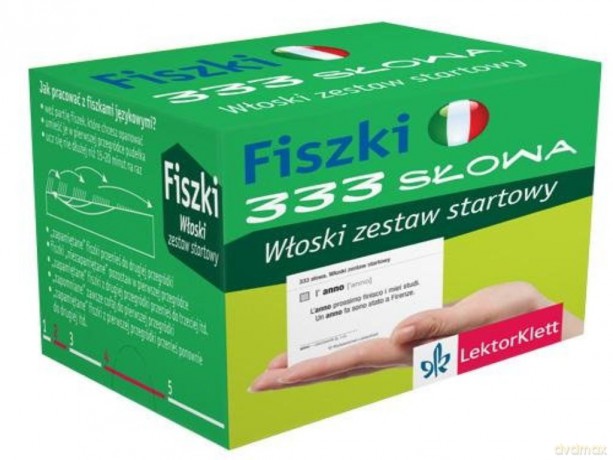 Fiszki. 333 słowa Włoski zestaw startowy [KSIĄŻKA]