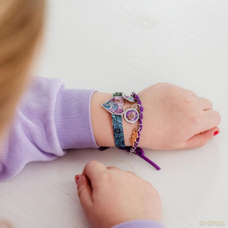 Zestaw do robienia bransoletek z charmsami Monster High