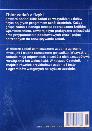 Fizyka zb. zadań tom I i II [KSIĄŻKA]