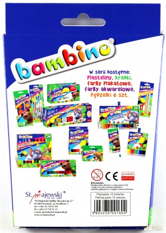 Flamastry 12 kolorów bls