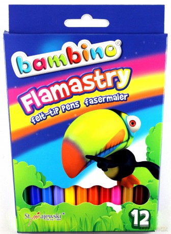 Flamastry 12 kolorów bls