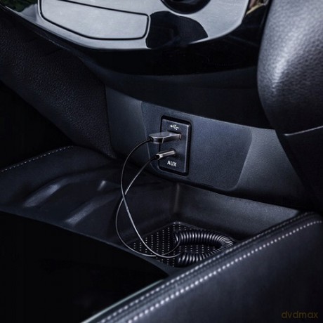 Adapter T03 Bluetooth to Aux srebrny