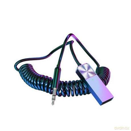 Adapter T03 Bluetooth to Aux srebrny