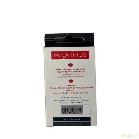 Bateria MAXXIMUS IPHONE 11 3110 mAh 616-00644