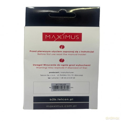Bateria MAXXIMUS IPHONE 7 PLUS 2900 mAh 616-00249