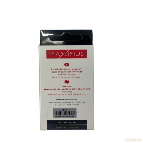 Bateria MAXXIMUS IPHONE 8 1800 mAh 616-00357