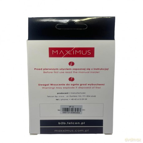 Bateria MAXXIMUS IPHONE X 2716 mAh 616-00346