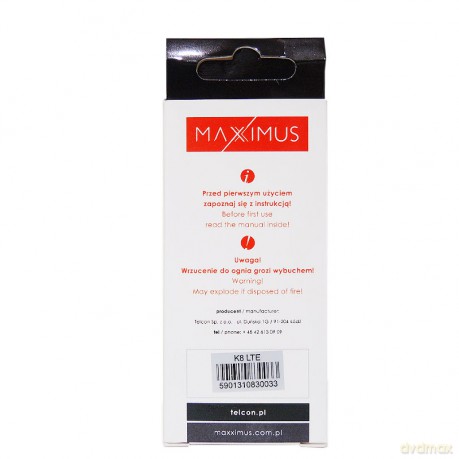 Bateria MAXXIMUS LG K8 LTE 2150 mAh BL-46ZH