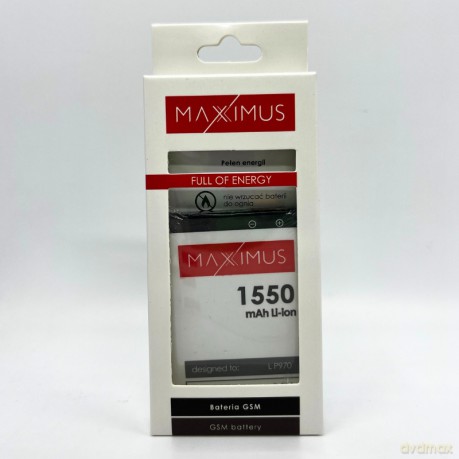 Bateria MAXXIMUS LG P970 1700mAh BL-44JN